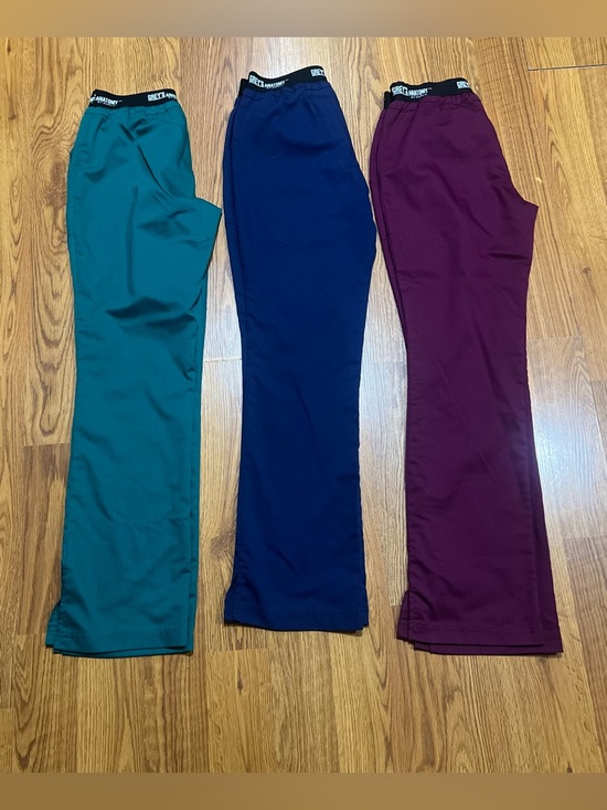 Grey's Anatomy Other - Grey's Anatomy brand women's flare-leg yoga scrub pants Set Of 3 Pairs Size S